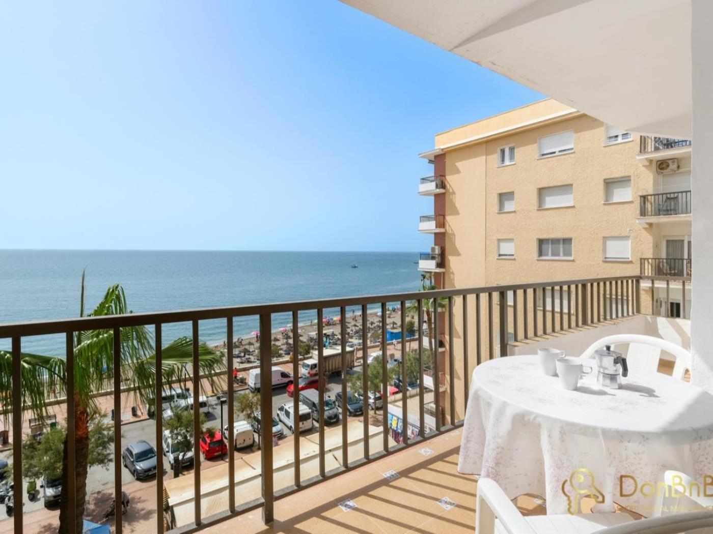 Apartamento Con Piscina En La Primera Linea De Playa De 丰希罗拉 客房 照片