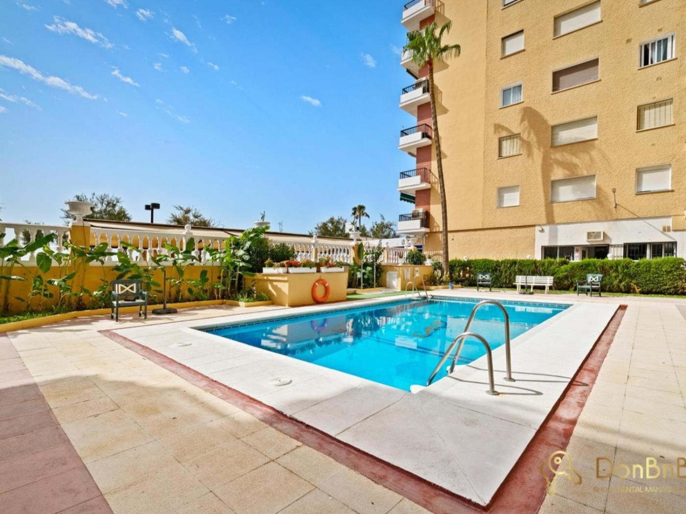 Apartamento Con Piscina En La Primera Linea De Playa De 丰希罗拉 客房 照片
