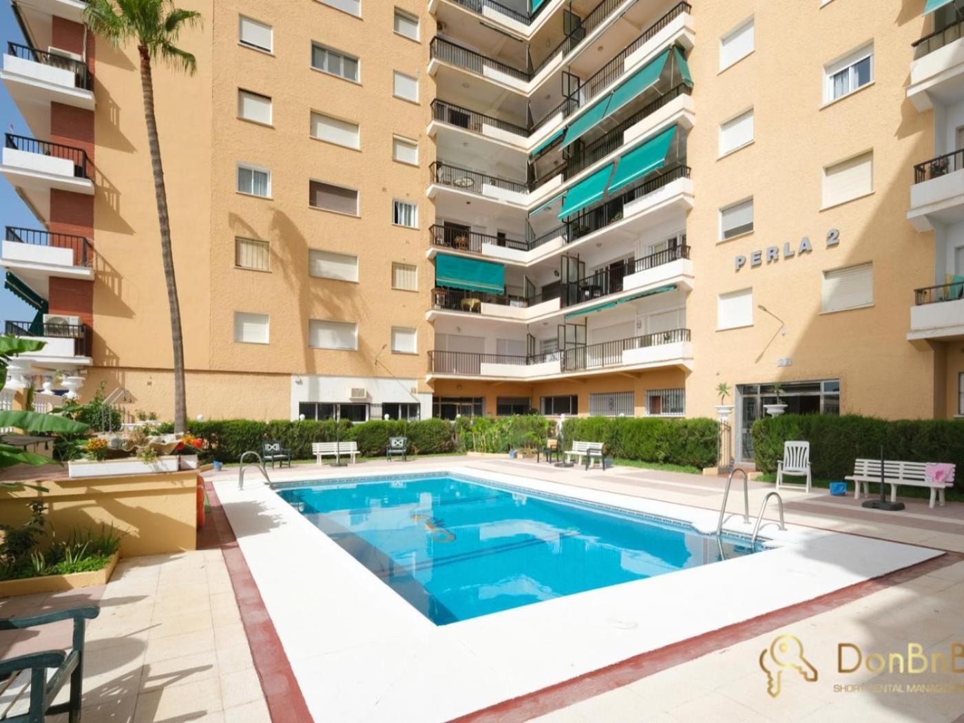 Apartamento Con Piscina En La Primera Linea De Playa De 丰希罗拉 客房 照片